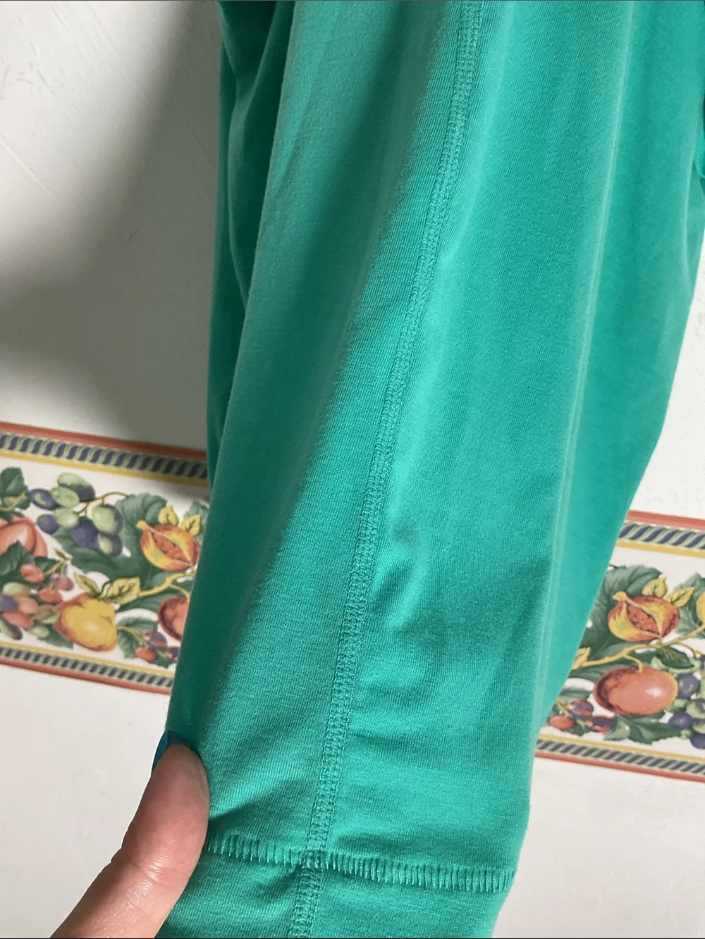 GAPFit Breathe Racerback Active Tank Top Size XL Teal Blue Trim